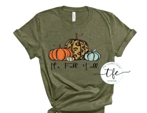 {Painted Pumpkins Fall Y'all} screen print tee