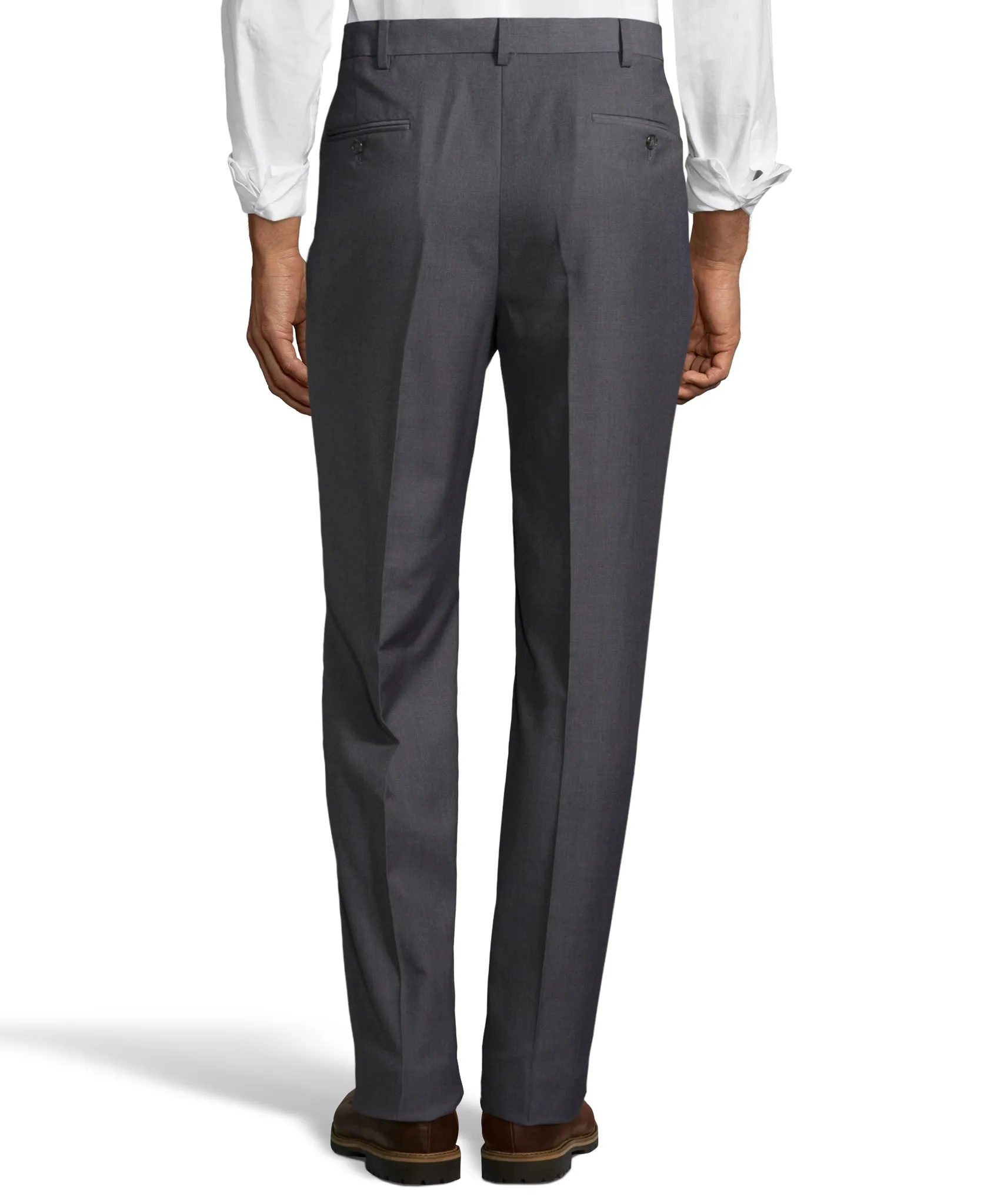 Palm Beach Executive Grey Plain Front Expander Pant