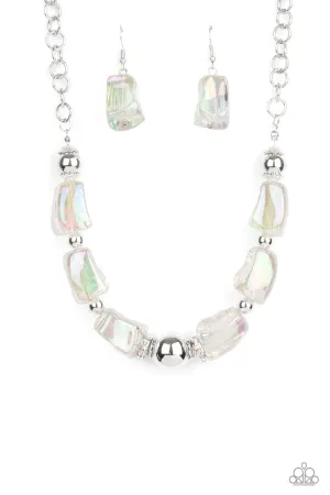 Paparazzi Iridescently Ice Queen - Multi Necklace