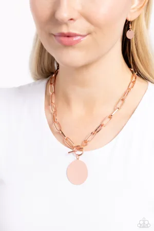 Paparazzi Tag Out Necklace Copper