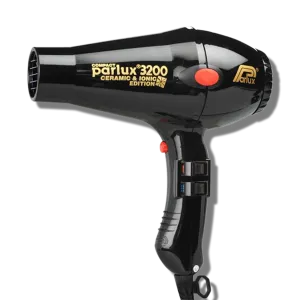 Parlux 3200 Ionic & Ceramic Compact Hair Dryer Black