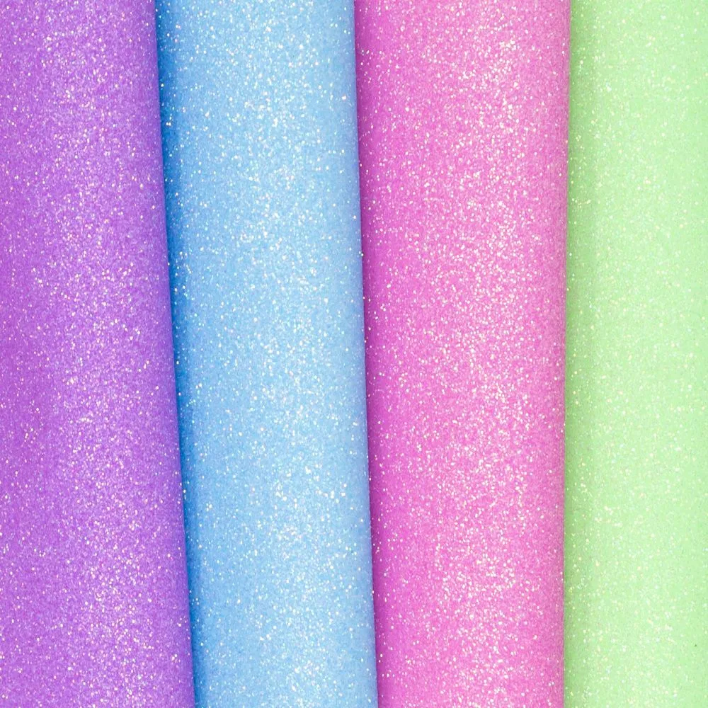 Pastel Solid Glitter Felt Collection