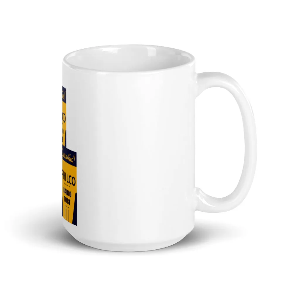 Philco Electron Tube White glossy mug