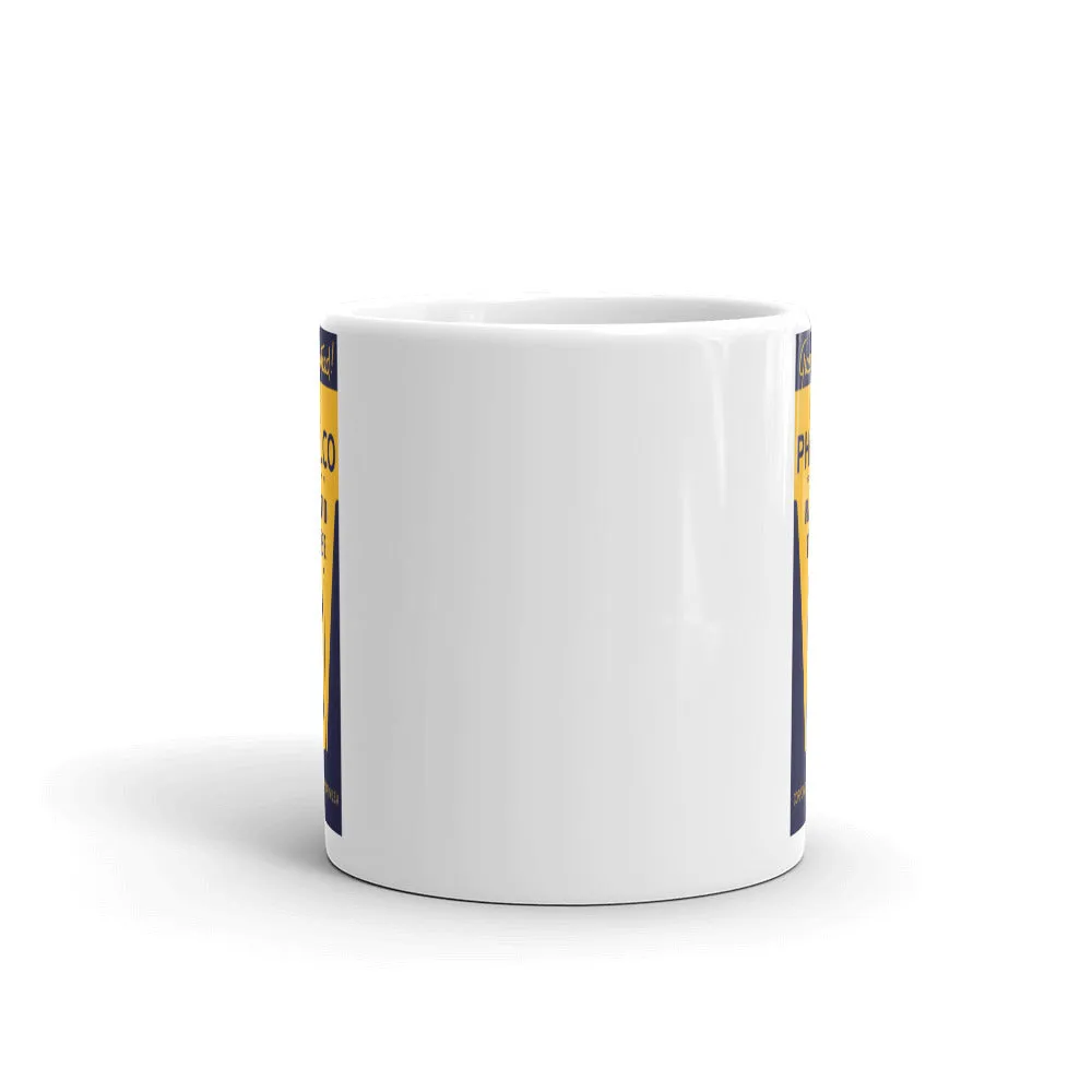 Philco Electron Tube White glossy mug