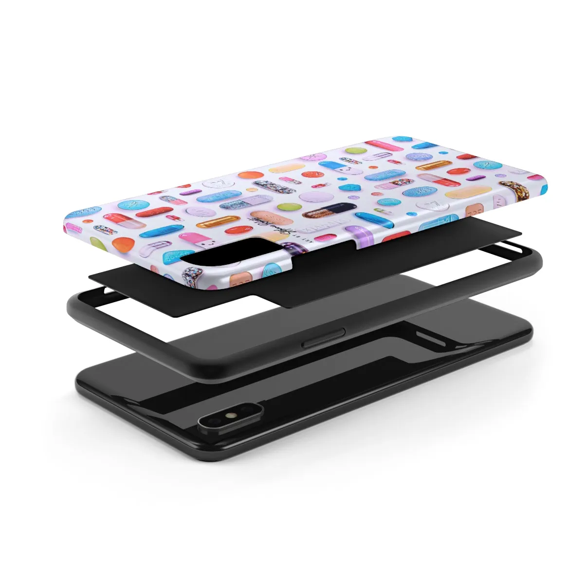 Pill Grid Tough Phone Cases, Case-Mate