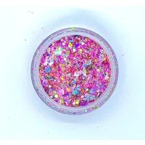 Pink Confetti Nail Glitter