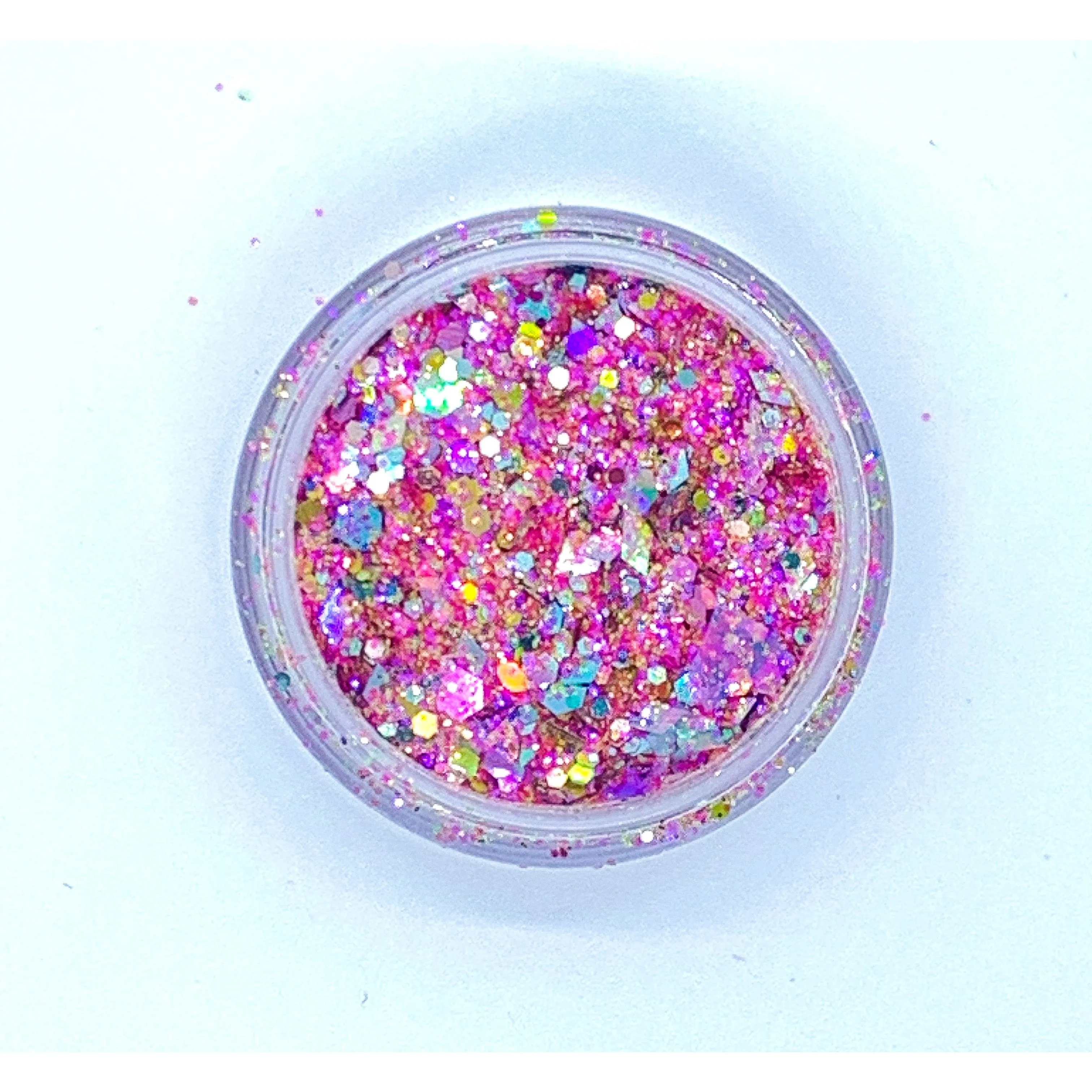 Pink Confetti Nail Glitter
