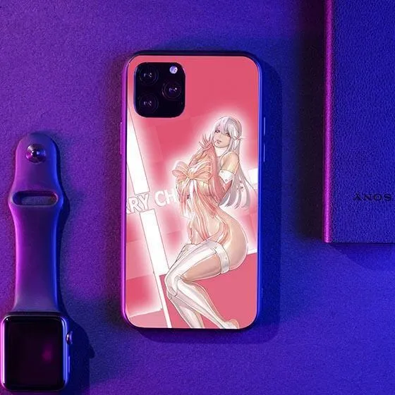 Pink Xmas LED Case for iPhone