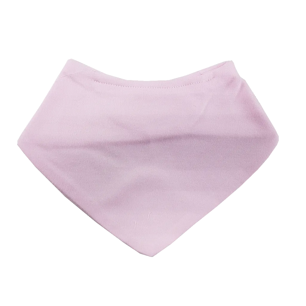 Plain Bandana Bib (BB502-LP Pink)