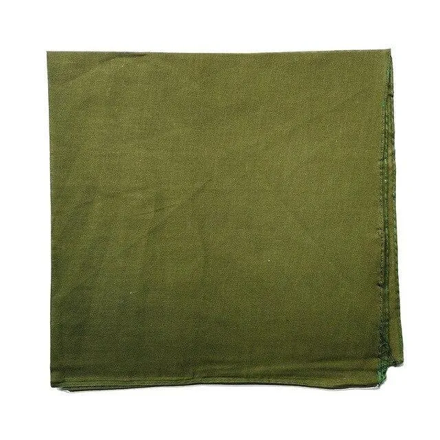 Plain Olive Green Bandana