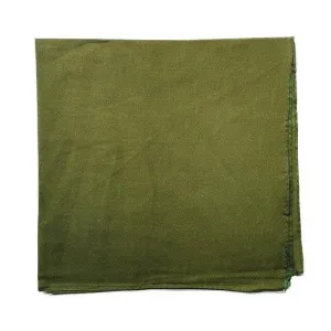Plain Olive Green Bandana