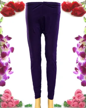 Plain Tights High Quality Fashion for Girls - ELS-8085-Purple