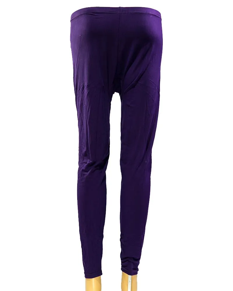 Plain Tights High Quality Fashion for Girls - ELS-8085-Purple