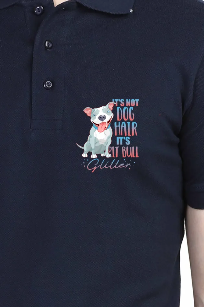 Polo Neck T-Shirt (Men) - Pitbull Glitter (7 Colours)
