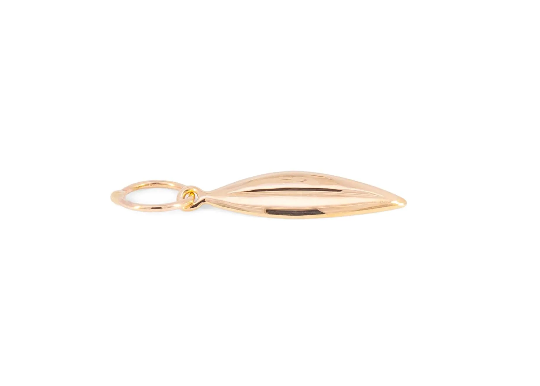 Pomegranate Leaf Charm