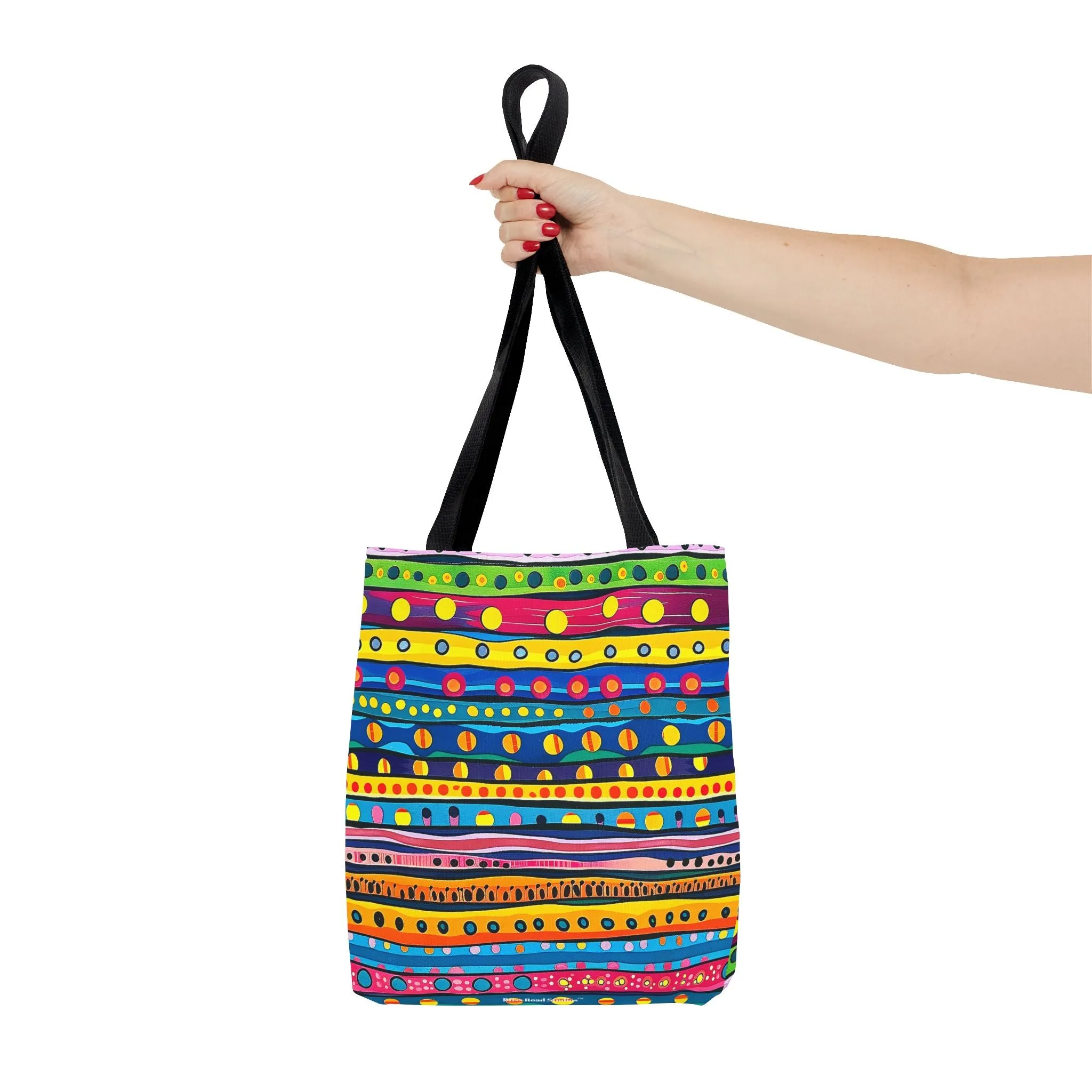 Pop Dot Parade Tote Bag - Make Every Day a Colorful Celebration! Available in 3 sizes.