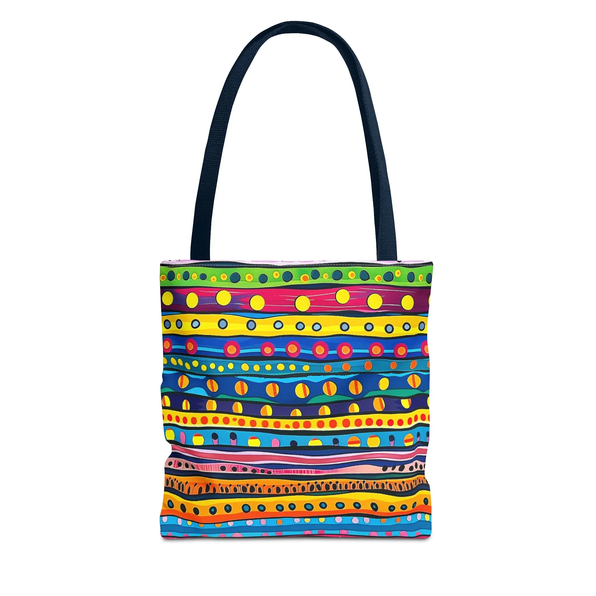 Pop Dot Parade Tote Bag - Make Every Day a Colorful Celebration! Available in 3 sizes.