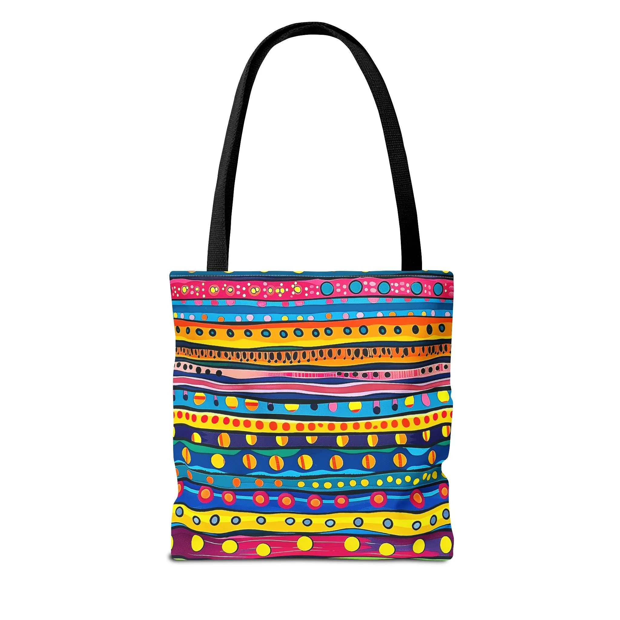 Pop Dot Parade Tote Bag - Make Every Day a Colorful Celebration! Available in 3 sizes.