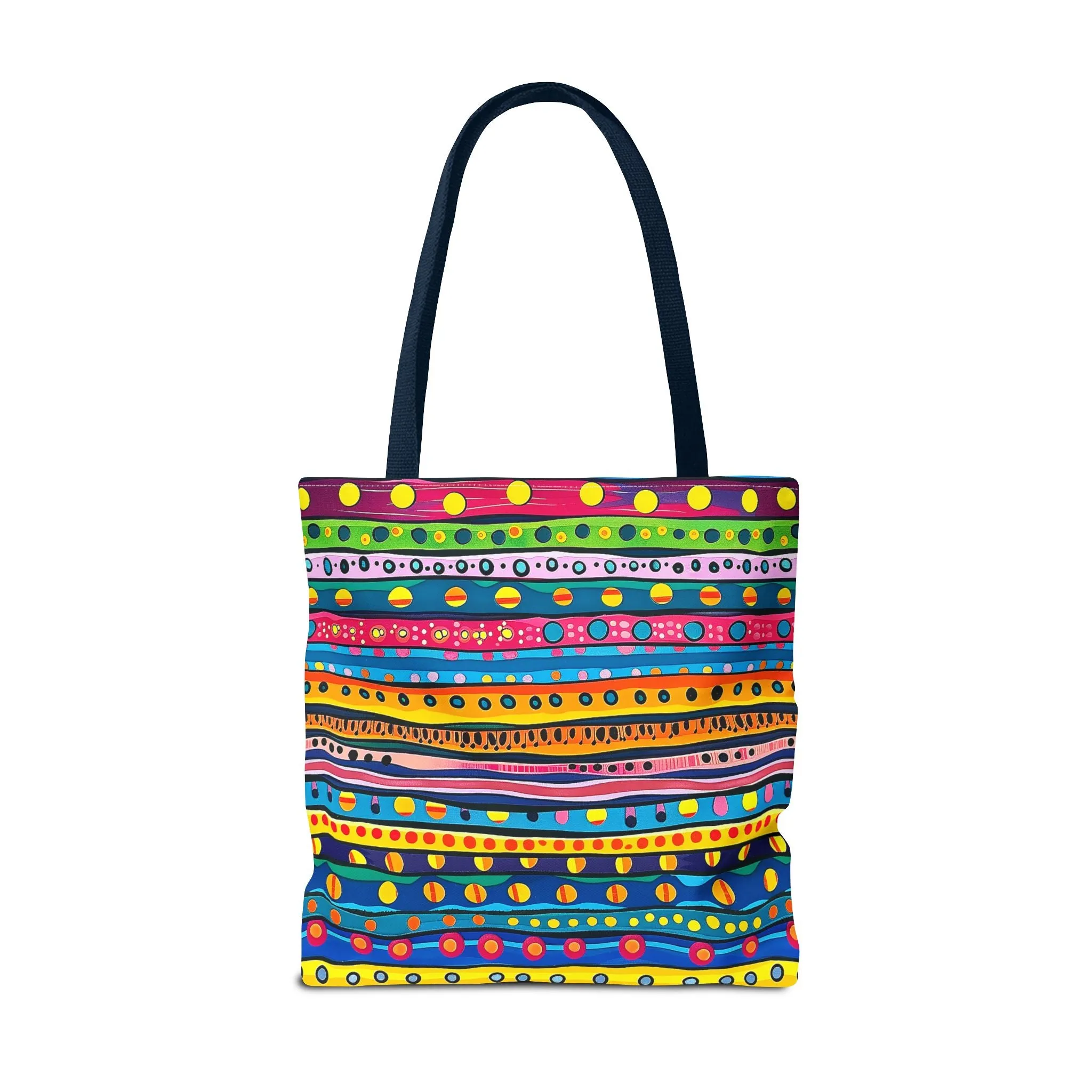Pop Dot Parade Tote Bag - Make Every Day a Colorful Celebration! Available in 3 sizes.