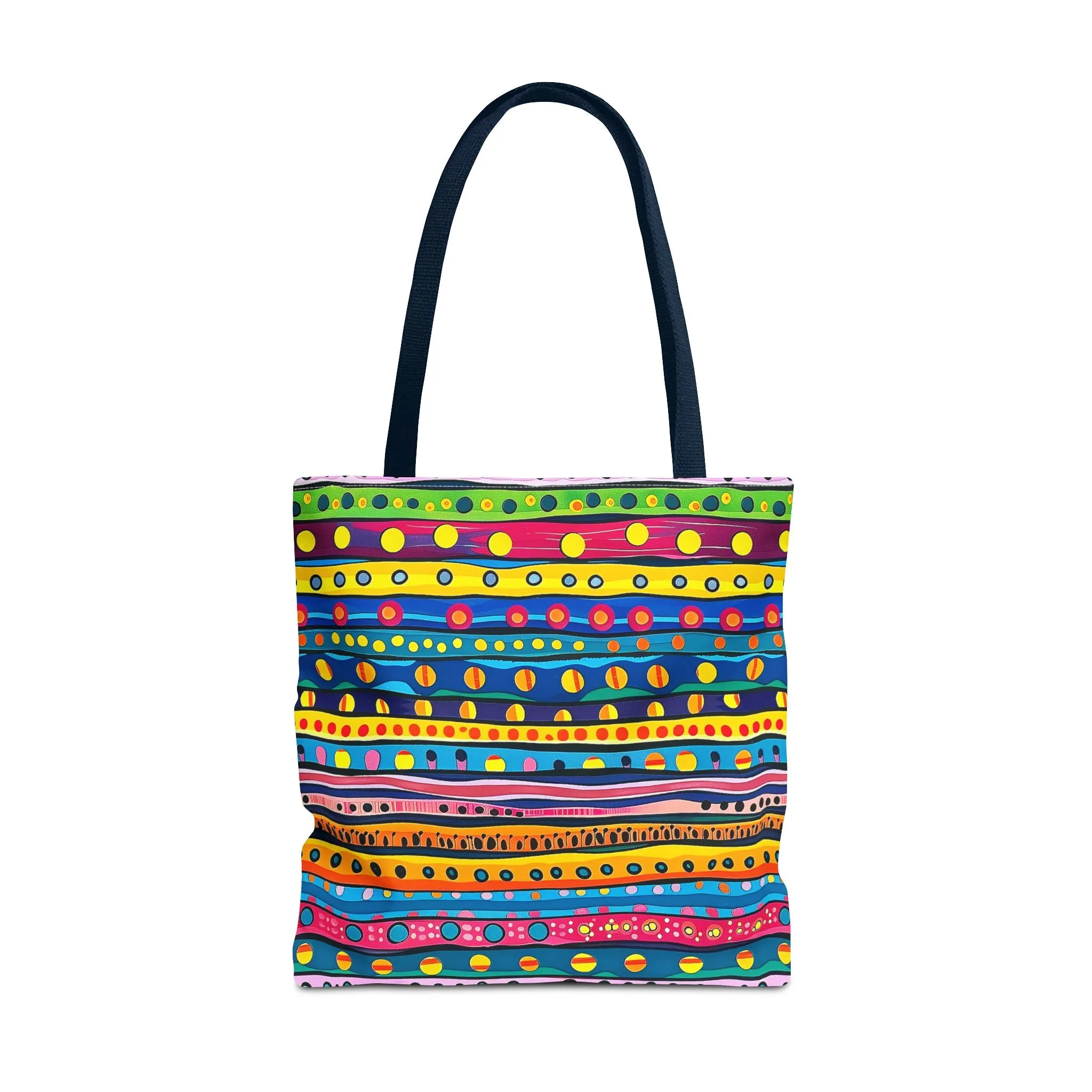Pop Dot Parade Tote Bag - Make Every Day a Colorful Celebration! Available in 3 sizes.