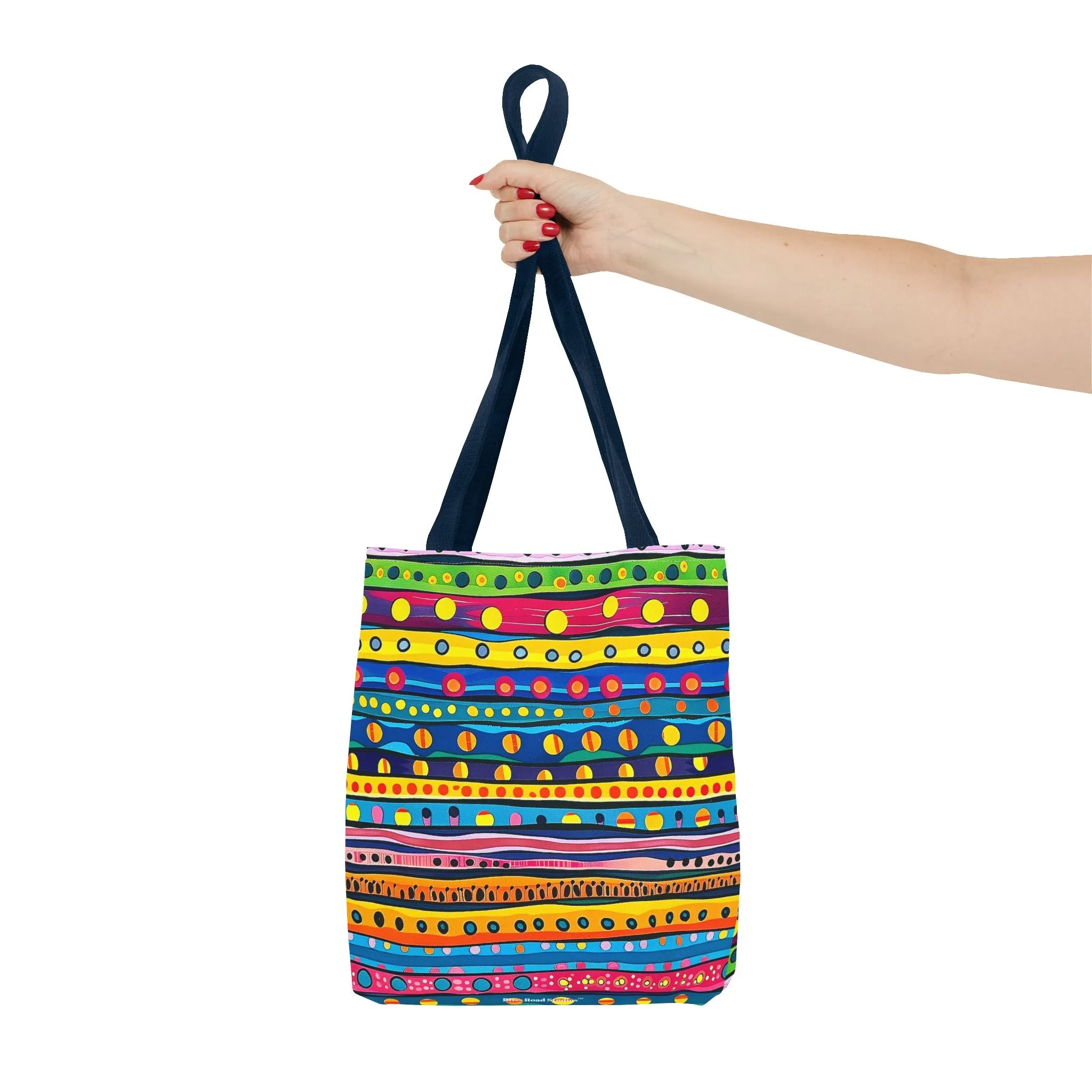 Pop Dot Parade Tote Bag - Make Every Day a Colorful Celebration! Available in 3 sizes.