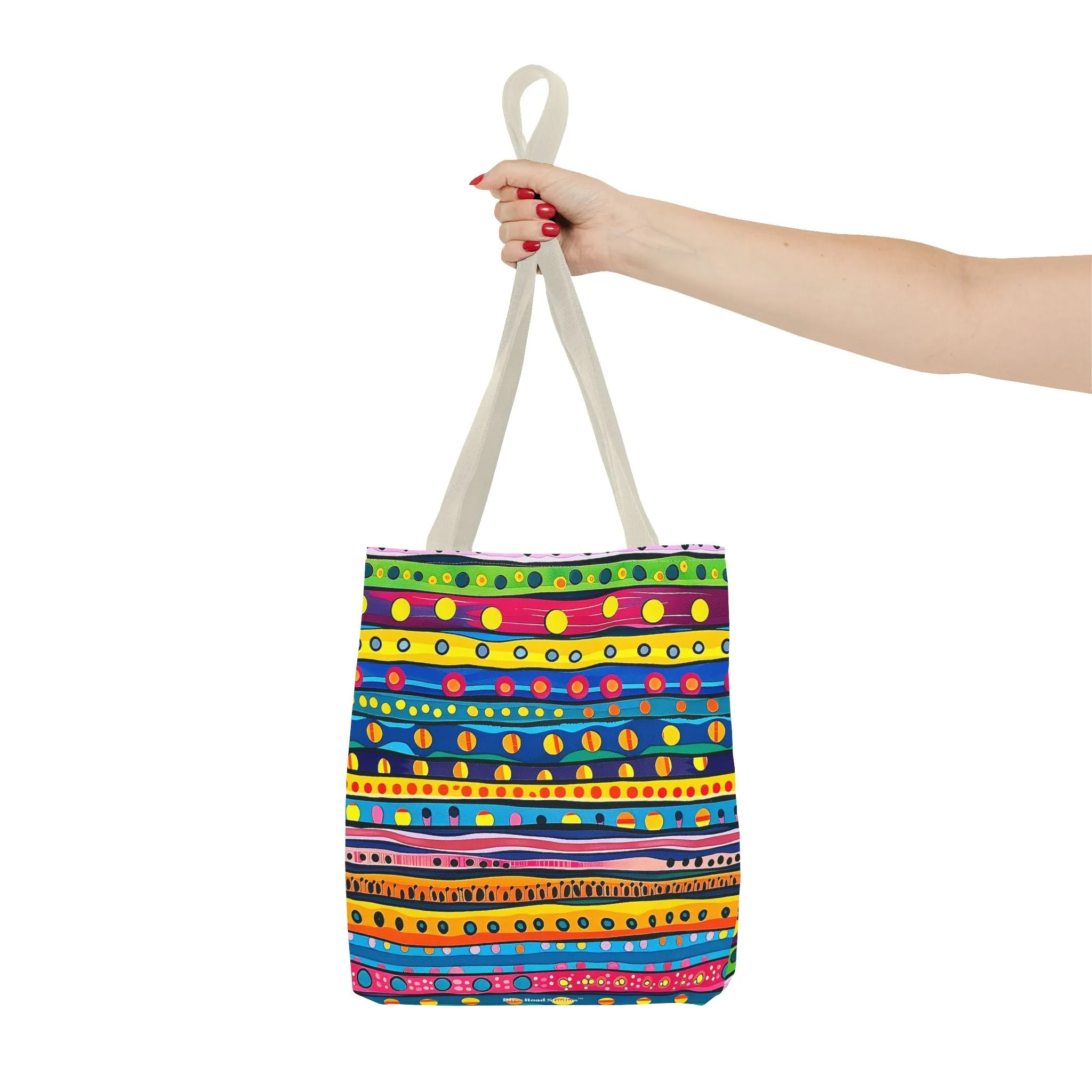 Pop Dot Parade Tote Bag - Make Every Day a Colorful Celebration! Available in 3 sizes.