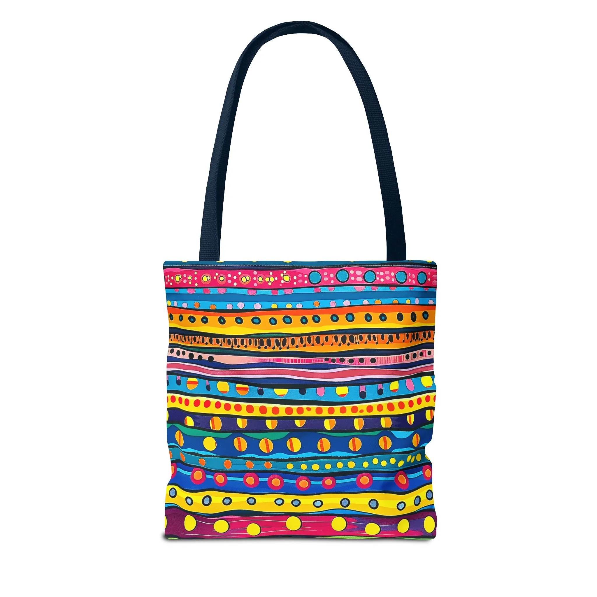 Pop Dot Parade Tote Bag - Make Every Day a Colorful Celebration! Available in 3 sizes.