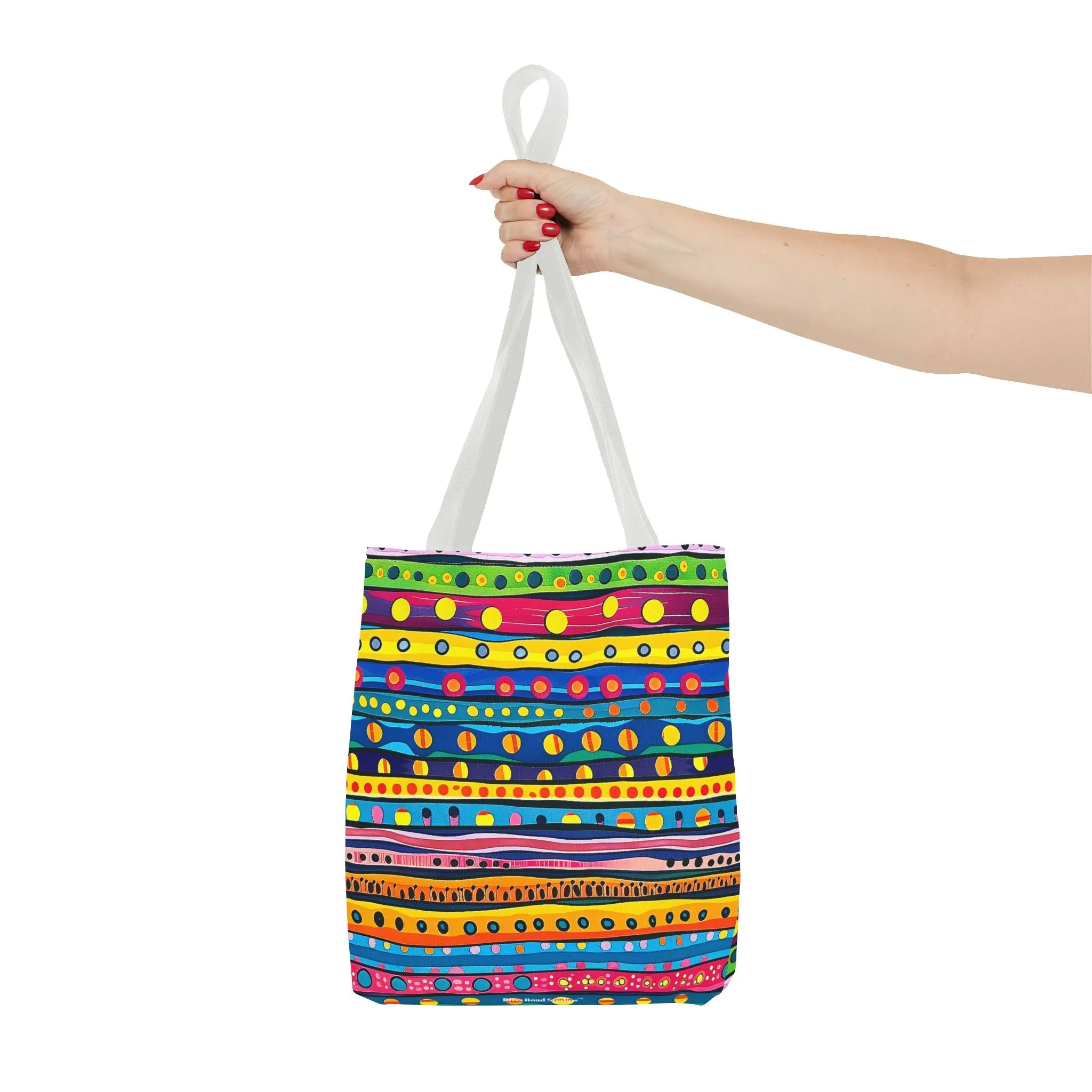 Pop Dot Parade Tote Bag - Make Every Day a Colorful Celebration! Available in 3 sizes.