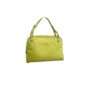 Prada Lime Green Nylon Shoulder Bag