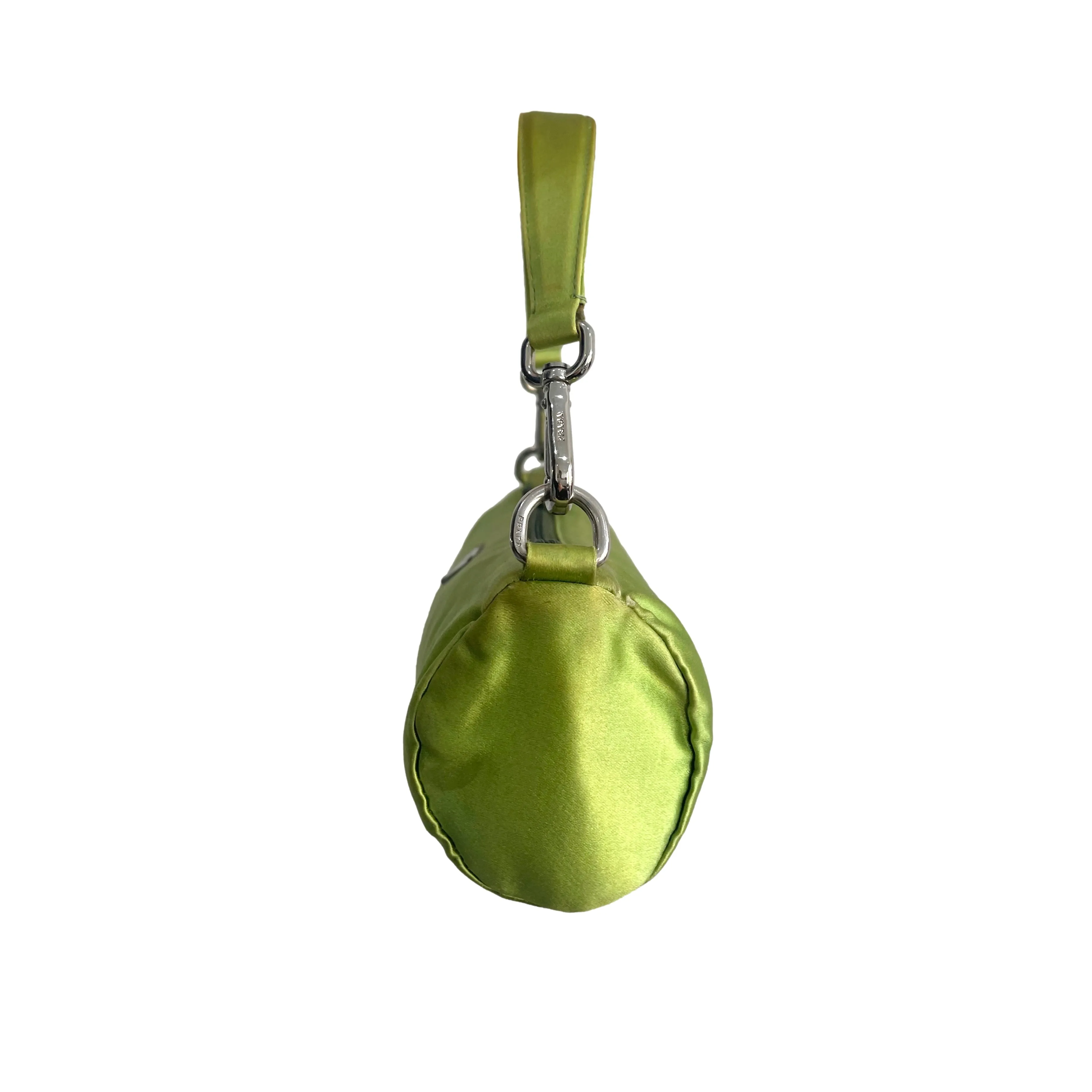 Prada Lime Green Satin Mini Bag