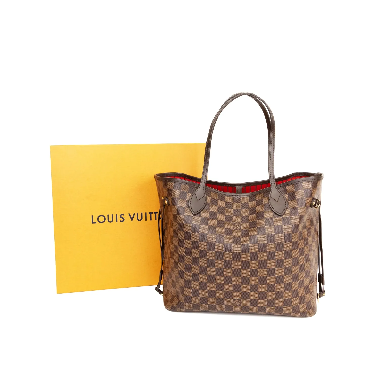 Pre-Owned Louis Vuitton Damier Ebene Neverfull MM