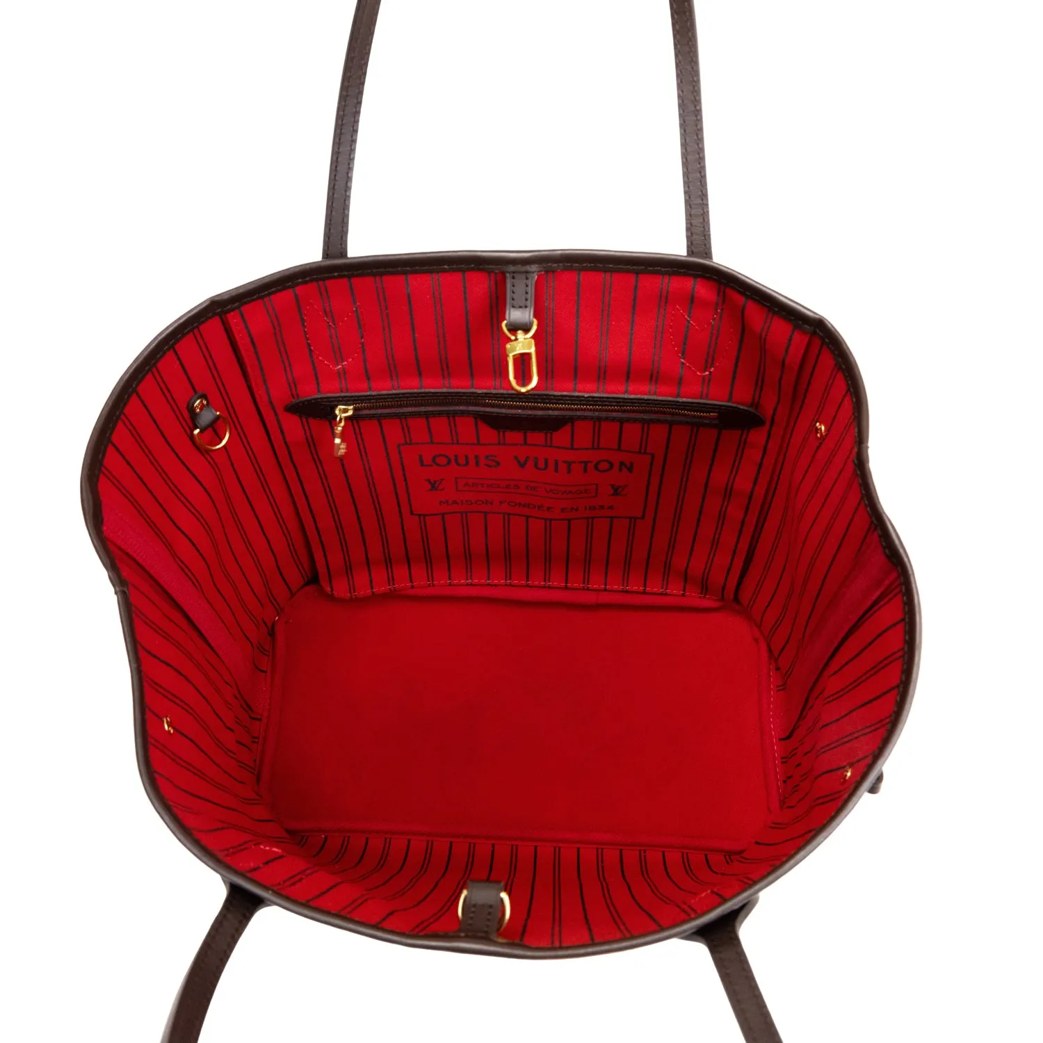 Pre-Owned Louis Vuitton Damier Ebene Neverfull MM