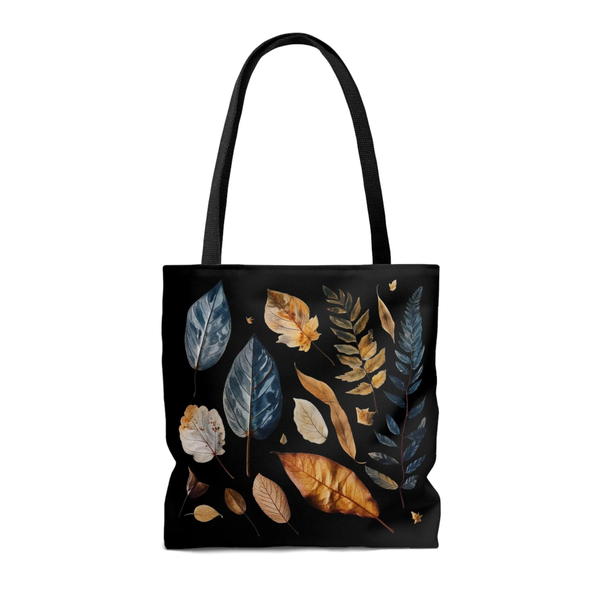 Pressed Fall Leaves Tote Bag