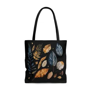 Pressed Fall Leaves Tote Bag