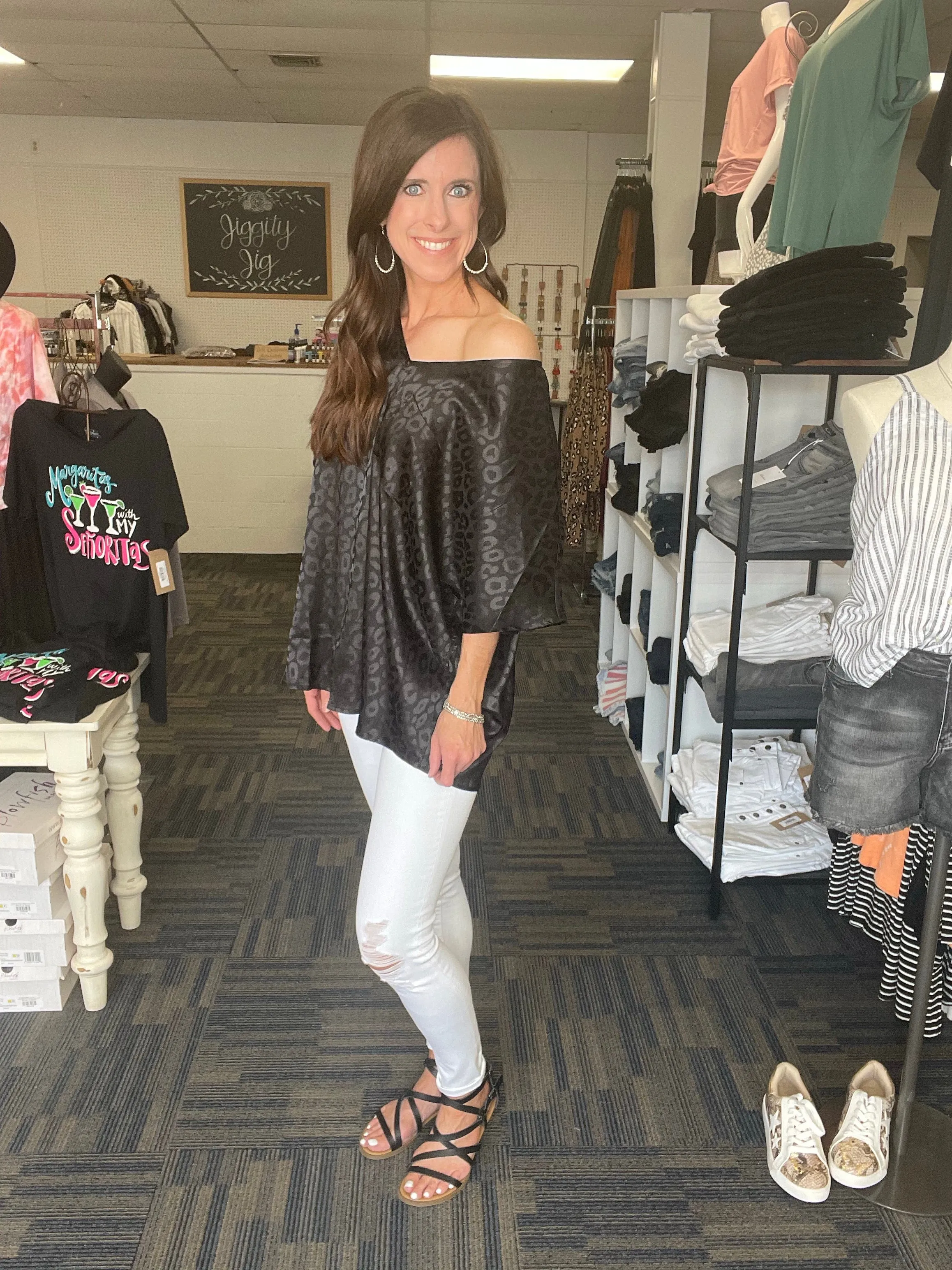 Pretty As Can Be Leopard Top-2 Colors Available