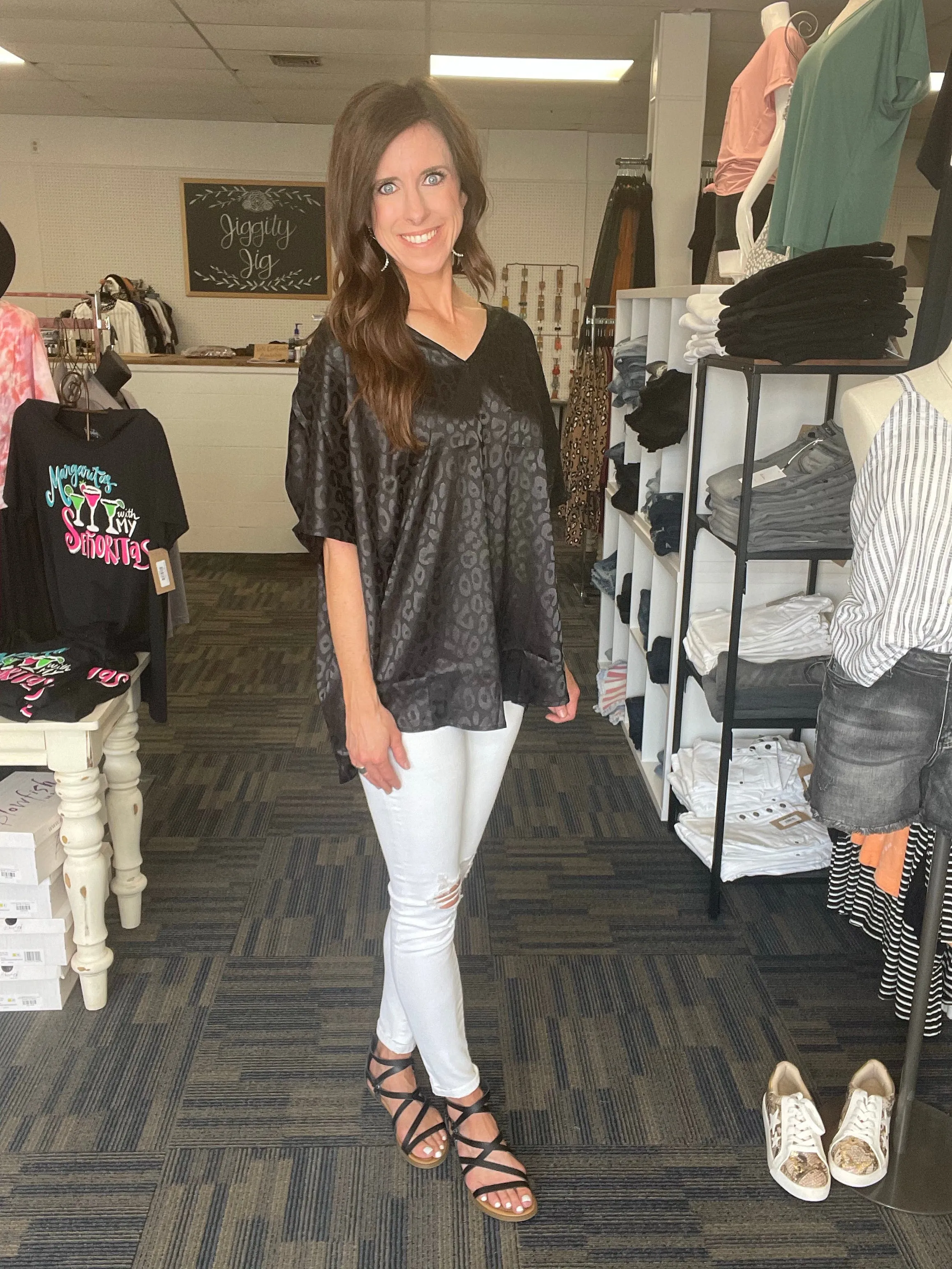 Pretty As Can Be Leopard Top-2 Colors Available