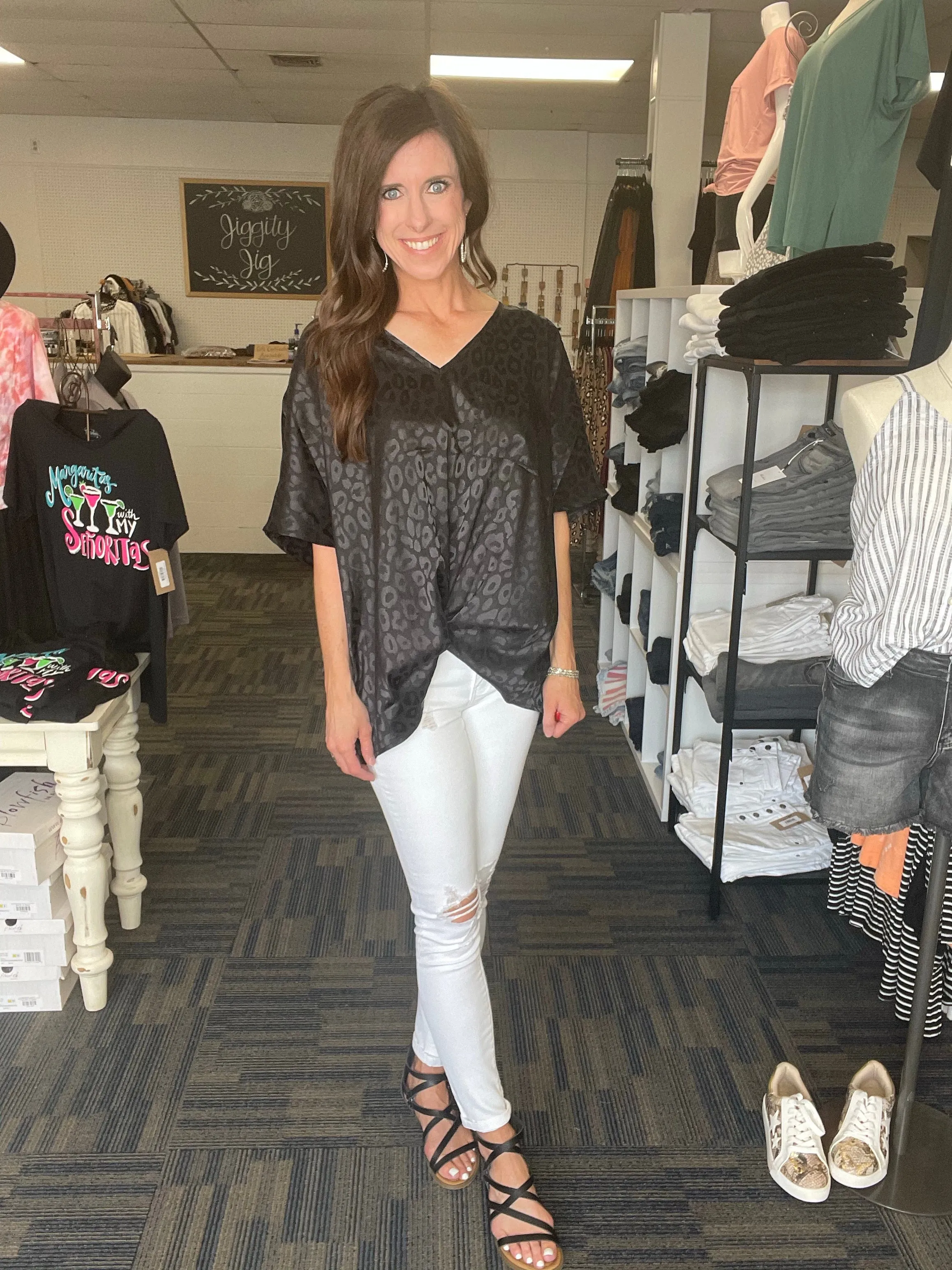 Pretty As Can Be Leopard Top-2 Colors Available