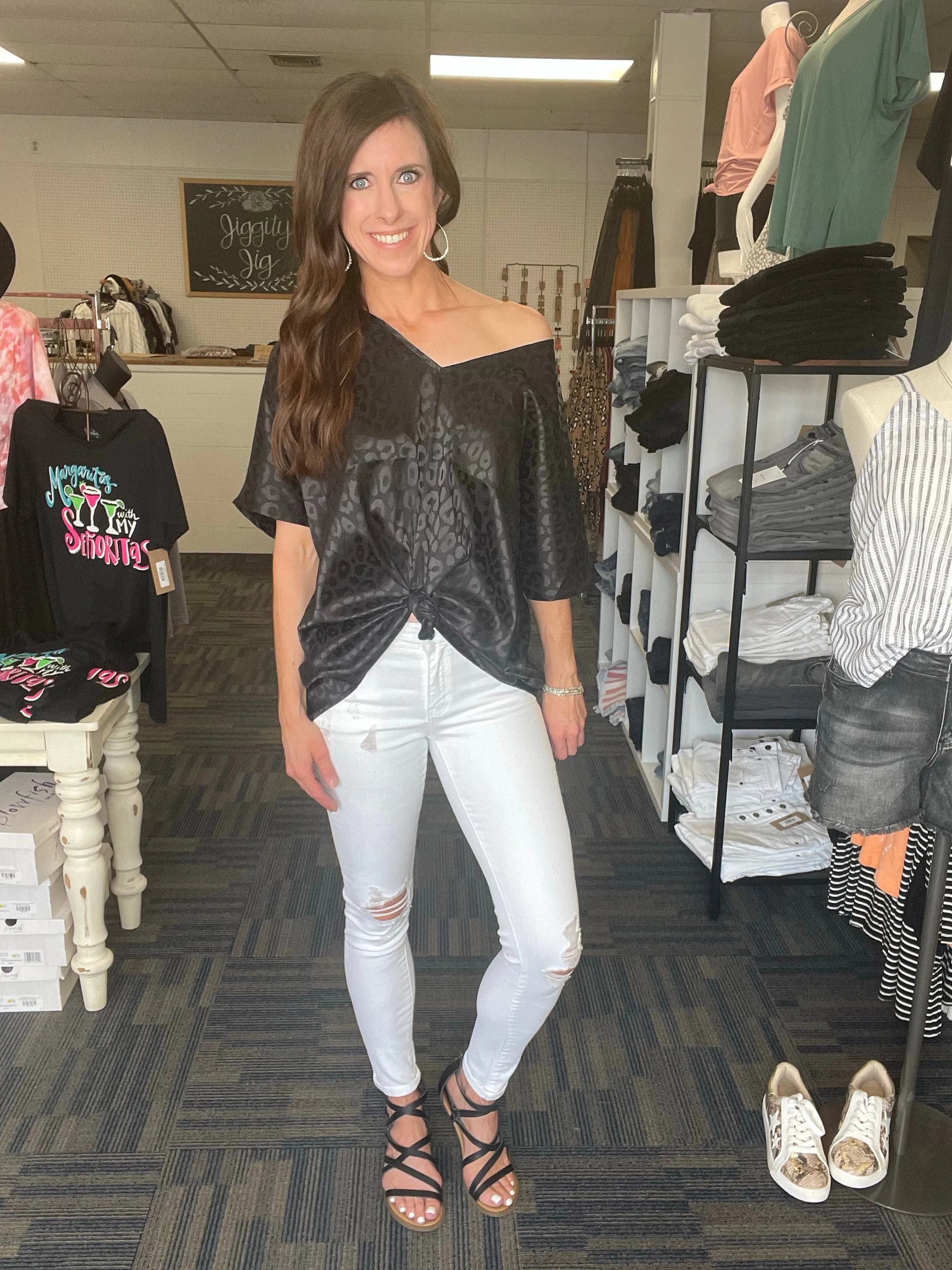 Pretty As Can Be Leopard Top-2 Colors Available