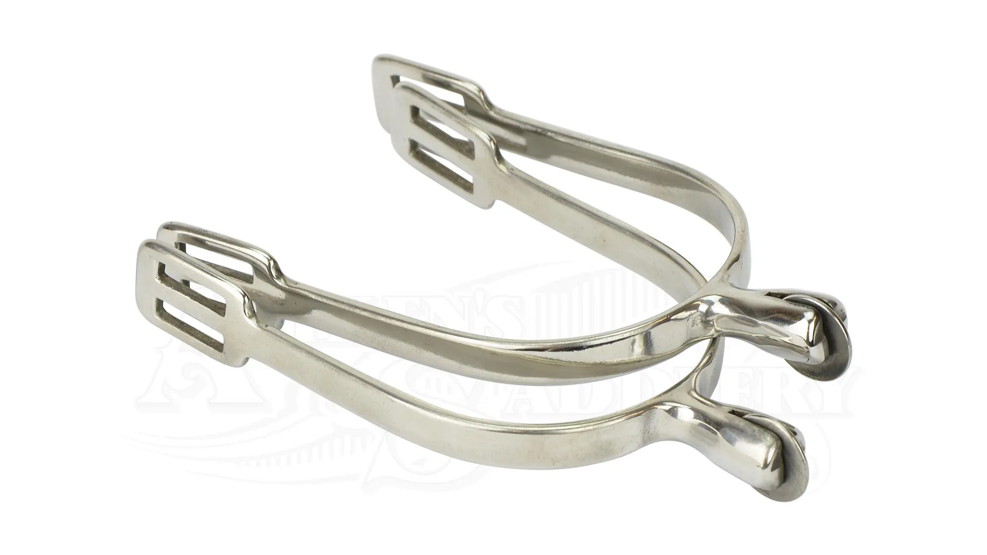 Prince of Wales Spurs with Plain Rowells 25mm