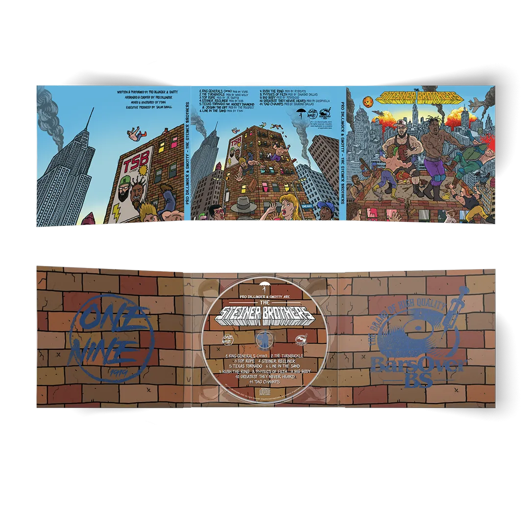 Pro Dillinger x Snotty - The Steiner Brothers (Digipak With Obi Strip) (Glass Mastered CD's)