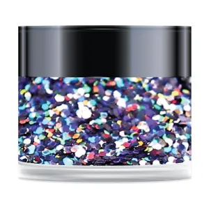 Purple Galaxy Sparkelicious Glittter 1/2oz Jar