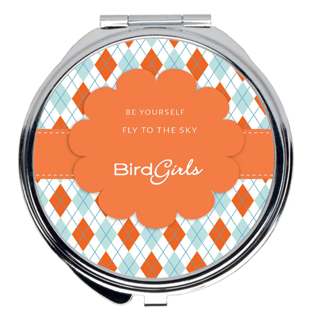 "Be Yourself, Fly to the Sky" Compact Mirror