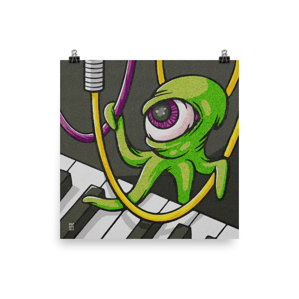 "Extraterrestrial Oscillations" Pop Wonder Art Print 12in x 12in
