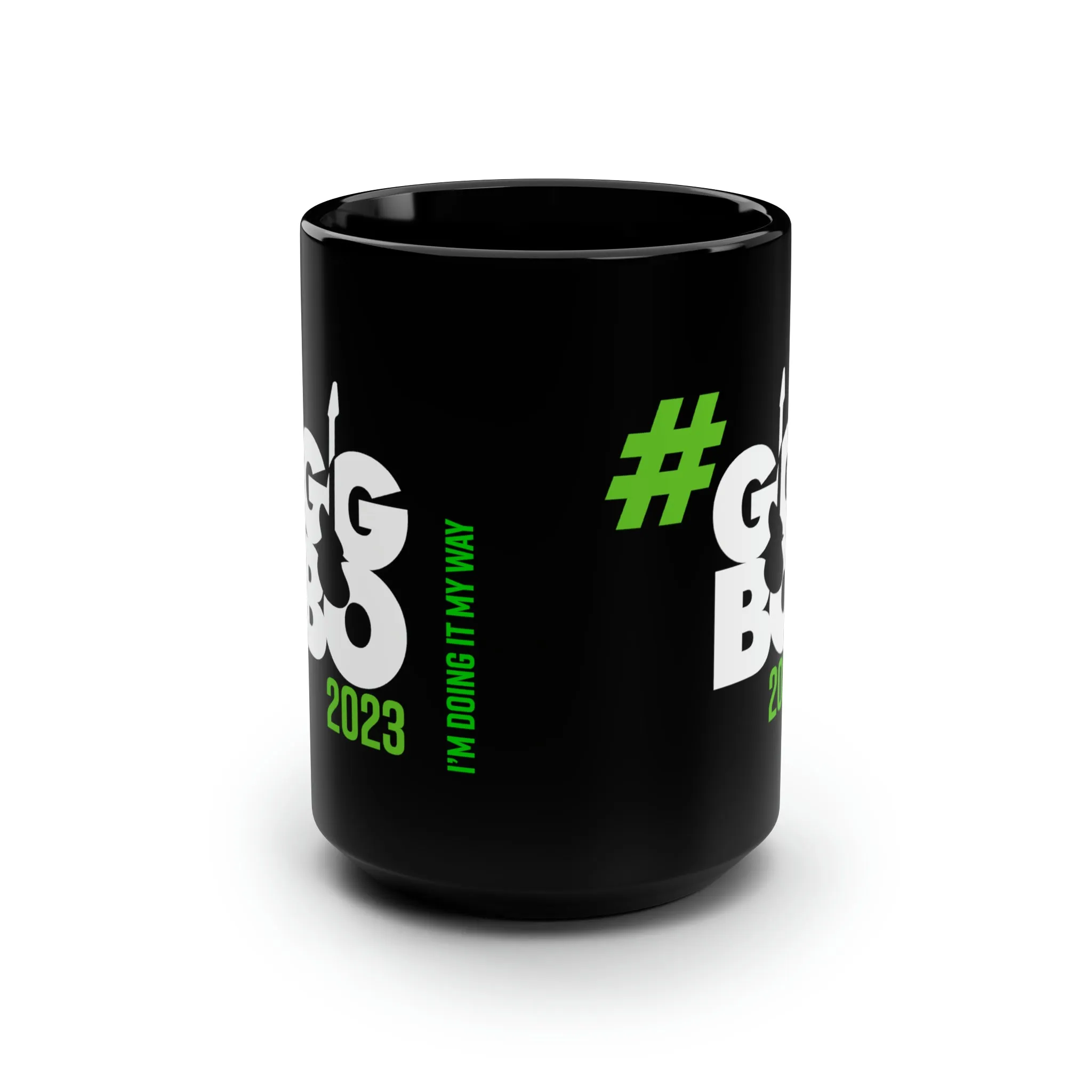 "I'm doing it My Way!" Freestyle Black Mug, 15oz