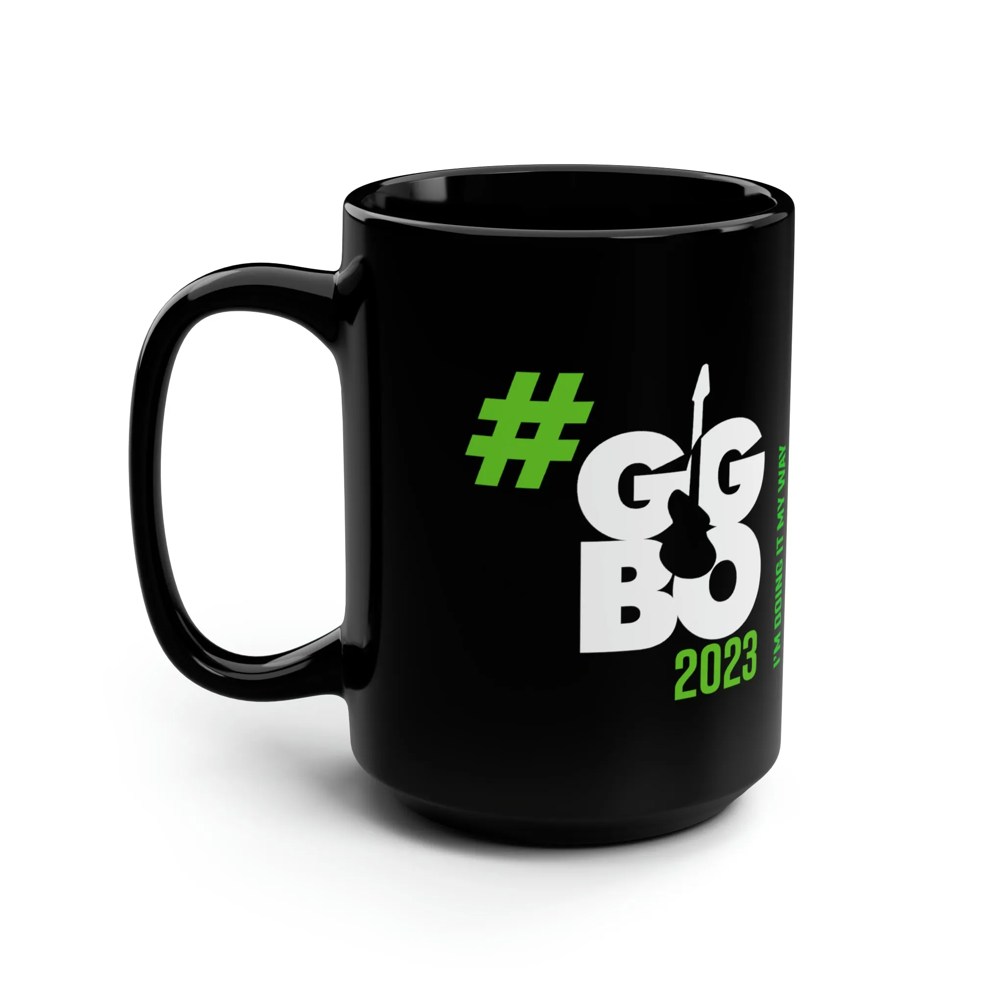 "I'm doing it My Way!" Freestyle Black Mug, 15oz