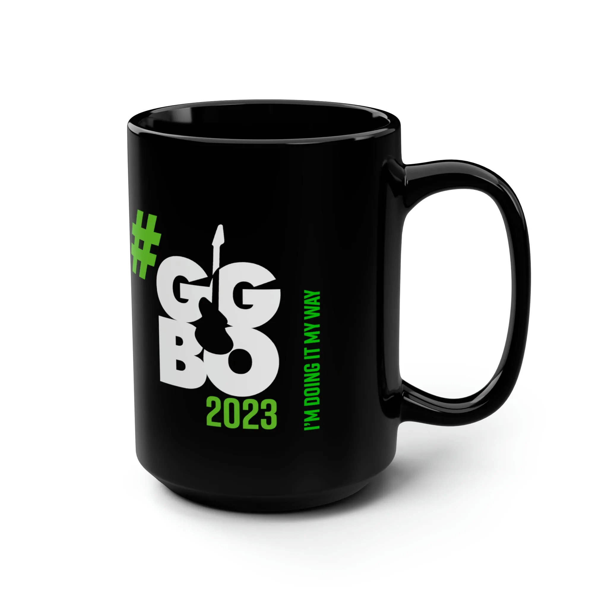 "I'm doing it My Way!" Freestyle Black Mug, 15oz