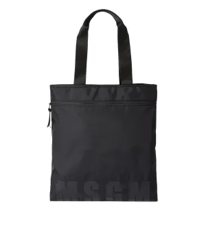 "Signature Iconic Nylon" Vertical tote bag