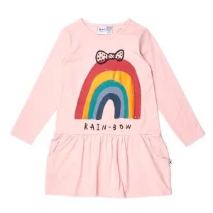 Rain-Bow Dress - Muted Pink