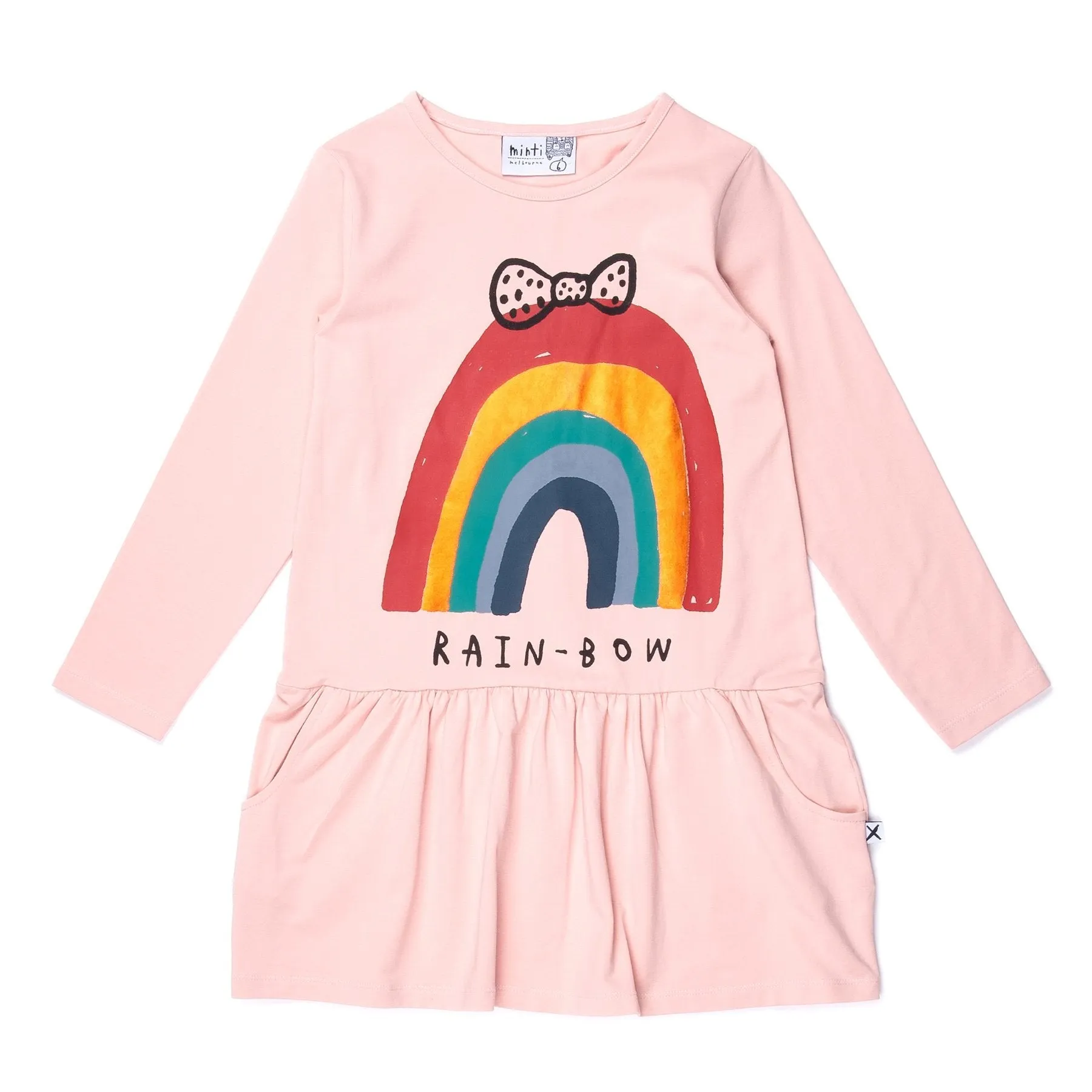 Rain-Bow Dress - Muted Pink