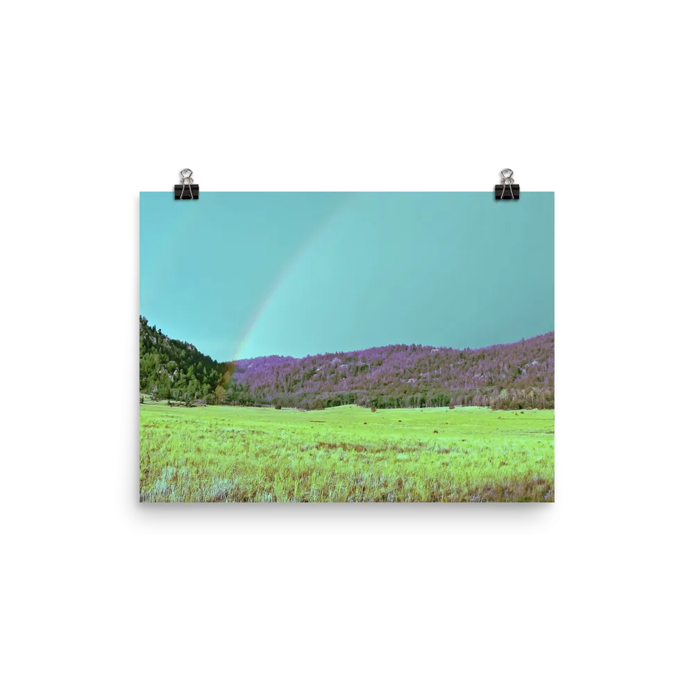 Rainbow's Purple Gift - Print
